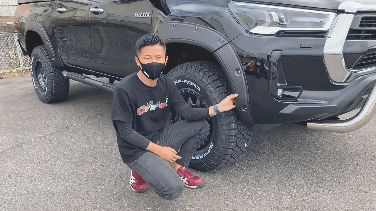 カスタム紹介】後期GUN125ハイラックスに新作オーバーフェンダー