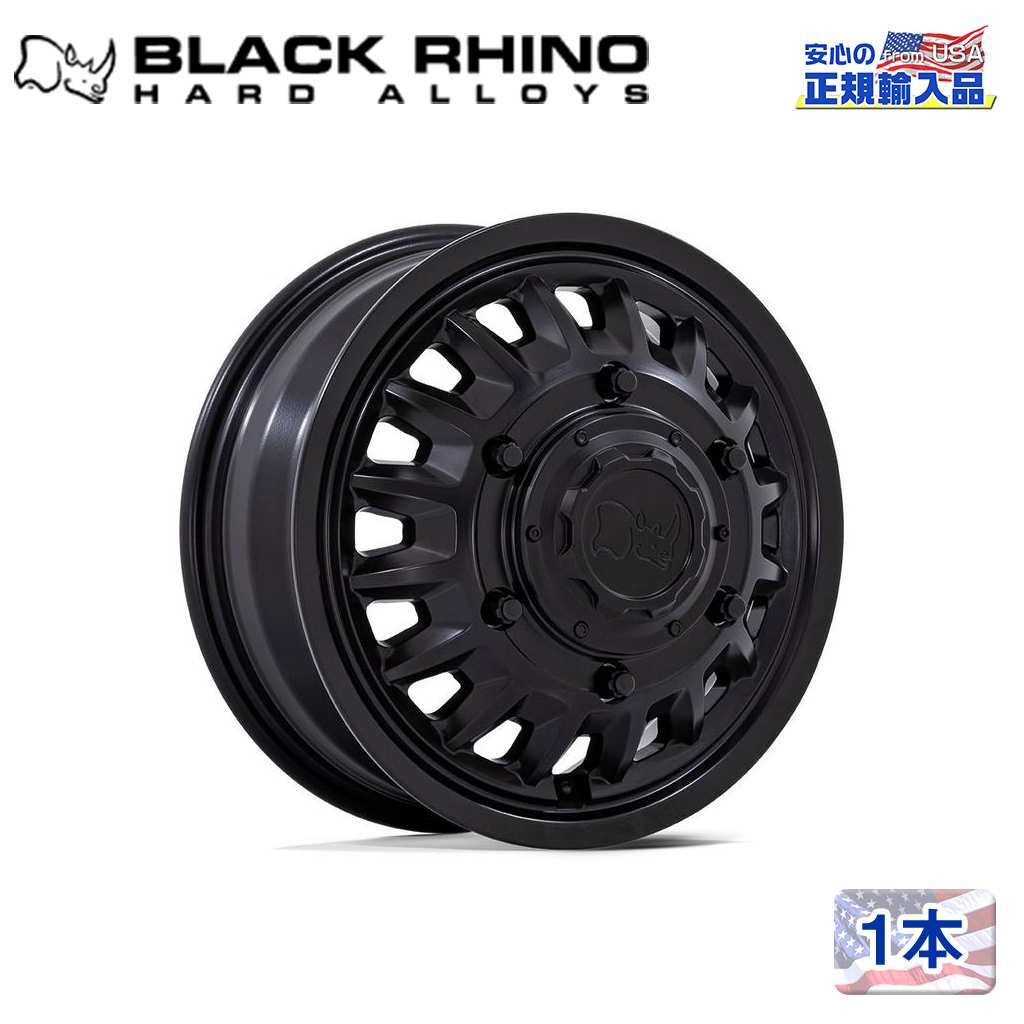 Black Rhino (ブラックライノ) 正規代理店】 16インチアルミホイール 1本 BR019 ALISO DUALLY 16×6J 6H  205 -130 CB161 マットブラック 汎用 / オフロード車のカスタムパーツなら【dolonco】【公式】