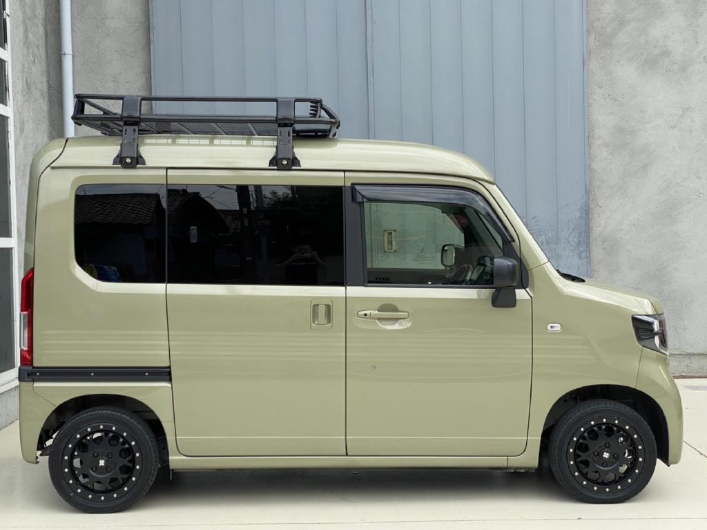 GI☆GEAR (ジーアイ・ギア) 社製】 ホンダ N-van Nバン ルーフラック ルーフキャリア カーゴラック ルーフバスケット 外装パーツ  パーツ 【レビューキャンペーン対象商品】 / オフロード車のカスタムパーツなら【dolonco】【公式】