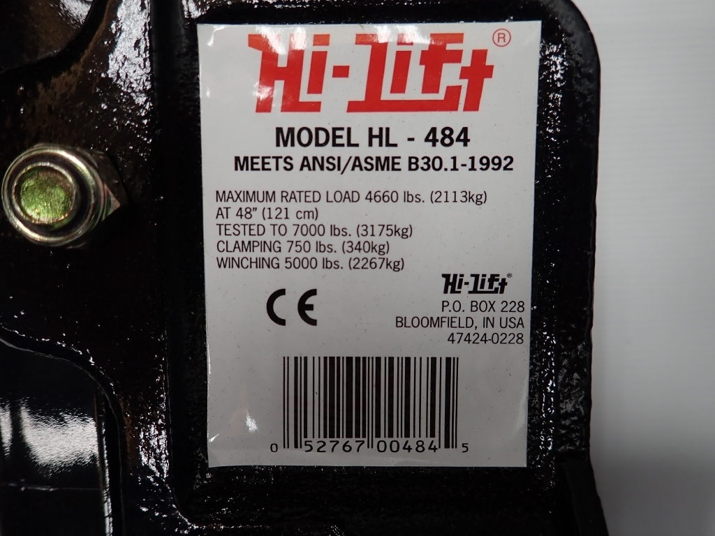 Hi-Lift 正規品 ハイリフト オールキャスト ジャッキ 全長 152cm 耐荷重 3.1トン レッド - 1