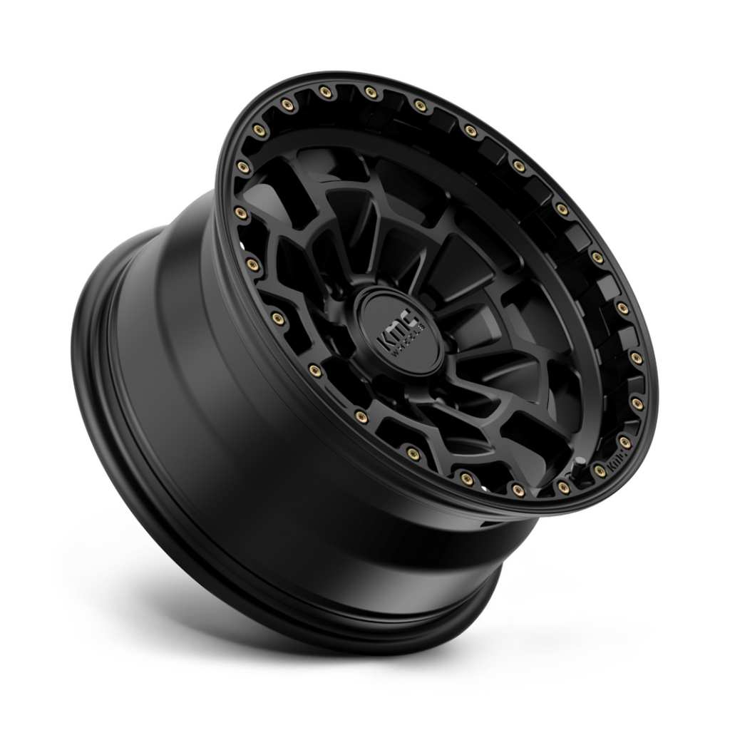 KMC（ケーエムシー）日本販売代理店】 17インチアルミホイール 1本 汎用 KM718 SUMMIT SATIN BLACK 17×8.5J 6H  135 ±0 CB87.1 / オフロード車のカスタムパーツなら【dolonco】【公式】