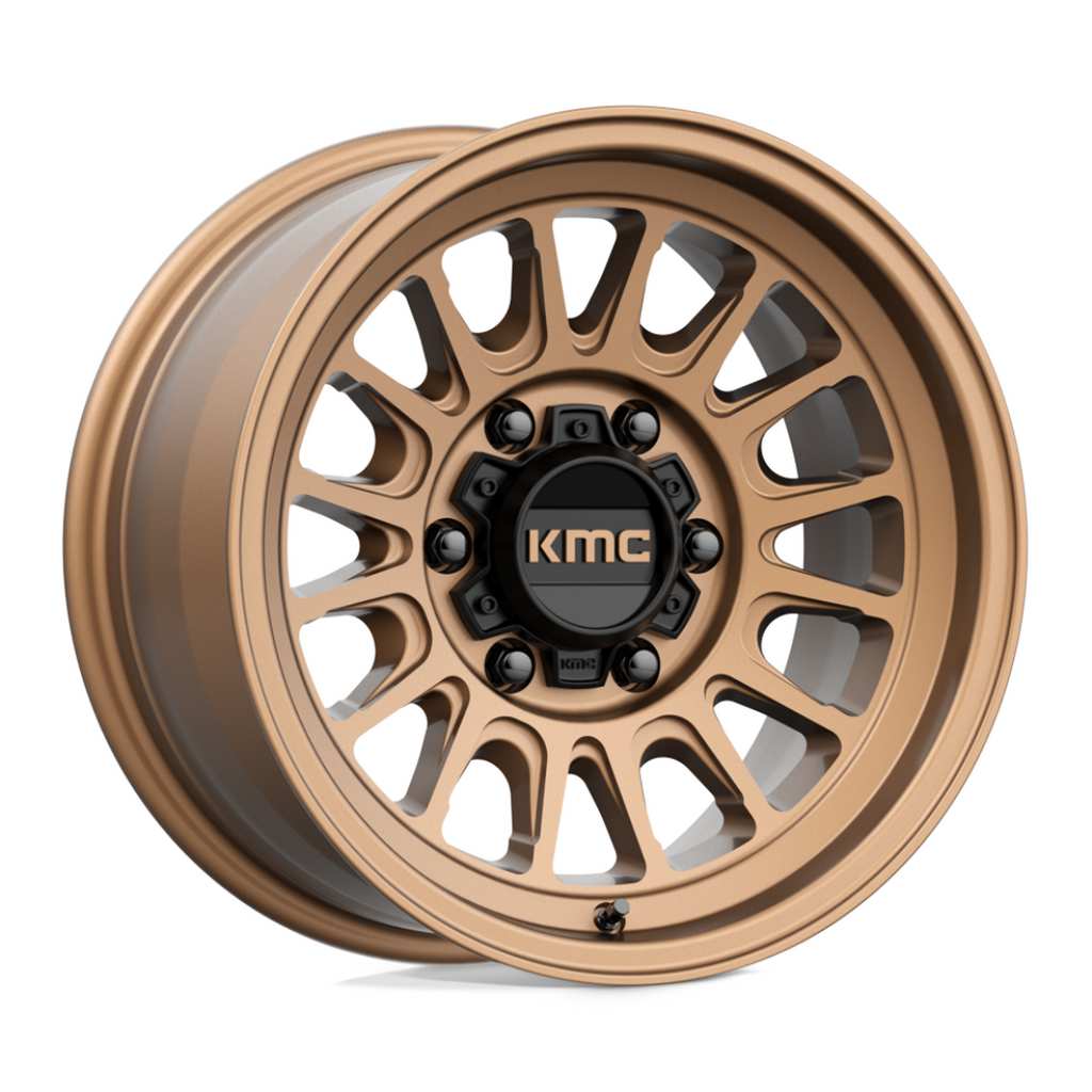 KMC（ケーエムシー）日本販売代理店】 17インチアルミホイール 1本 汎用 KM724 IMPACT OL MATTE BRONZE 17×8.5J  5H 127 ±0 CB71.5 / オフロード車のカスタムパーツなら【dolonco】【公式】