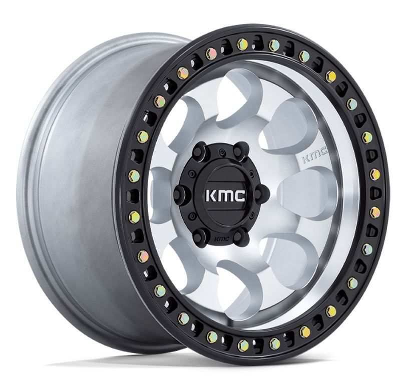 KMC(ケーエムシー)日本販売代理店】 17インチアルミホイール 5本 KM550 RIOT SBL 17×8.5J 6H 139.7 +10  CB106.1 汎用 / オフロード車のカスタムパーツなら【dolonco】【公式】