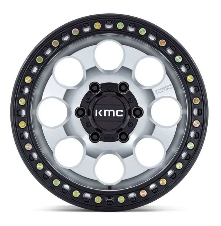 KMC(ケーエムシー)日本販売代理店】 17インチアルミホイール 5本 KM550 RIOT SBL 17×8.5J 6H 139.7 +10  CB106.1 汎用 / オフロード車のカスタムパーツなら【dolonco】【公式】