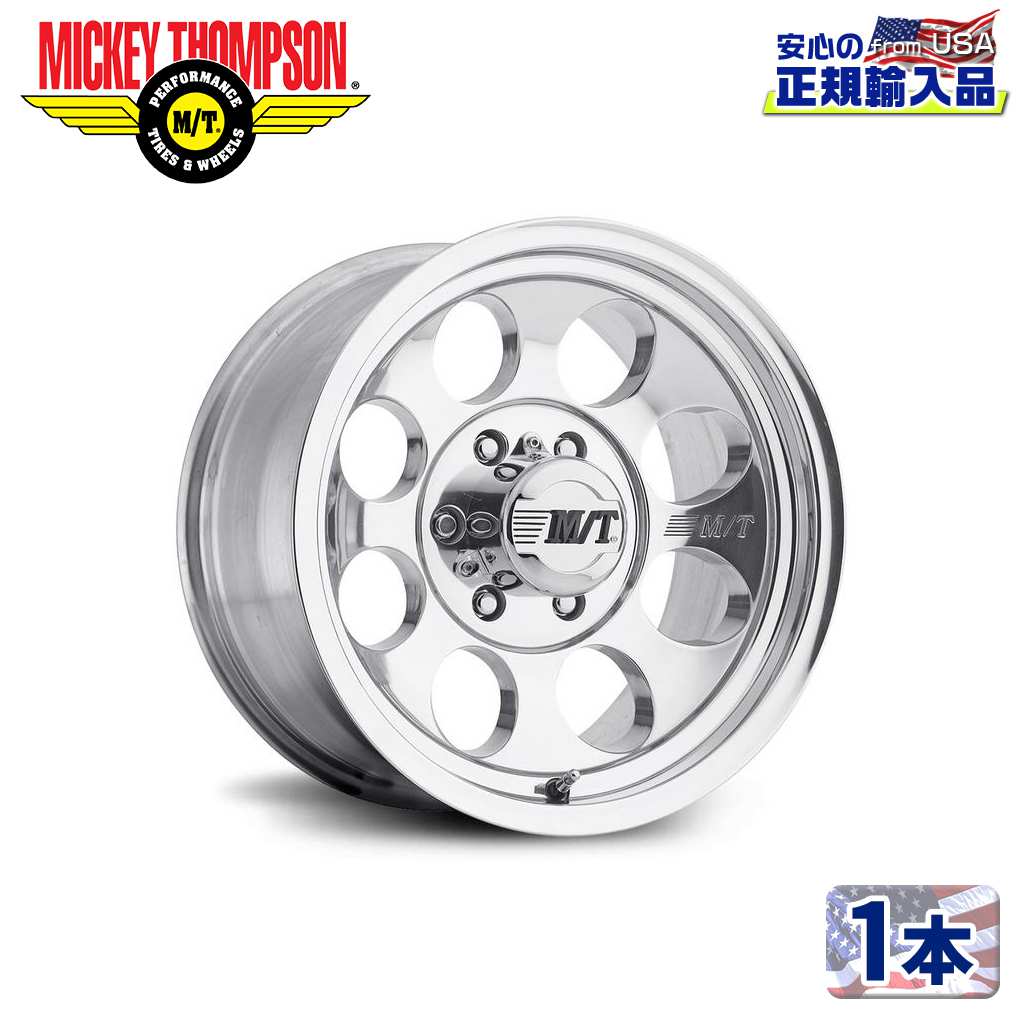 MICKEY THOMPSON (ミッキートンプソン) 日本正規輸入総代理店】 15インチアルミホイール 1本 CLASSIC III 15×12J  5H139.7 -73 CB106.5 汎用 / オフロード車のカスタムパーツなら【dolonco】【公式】