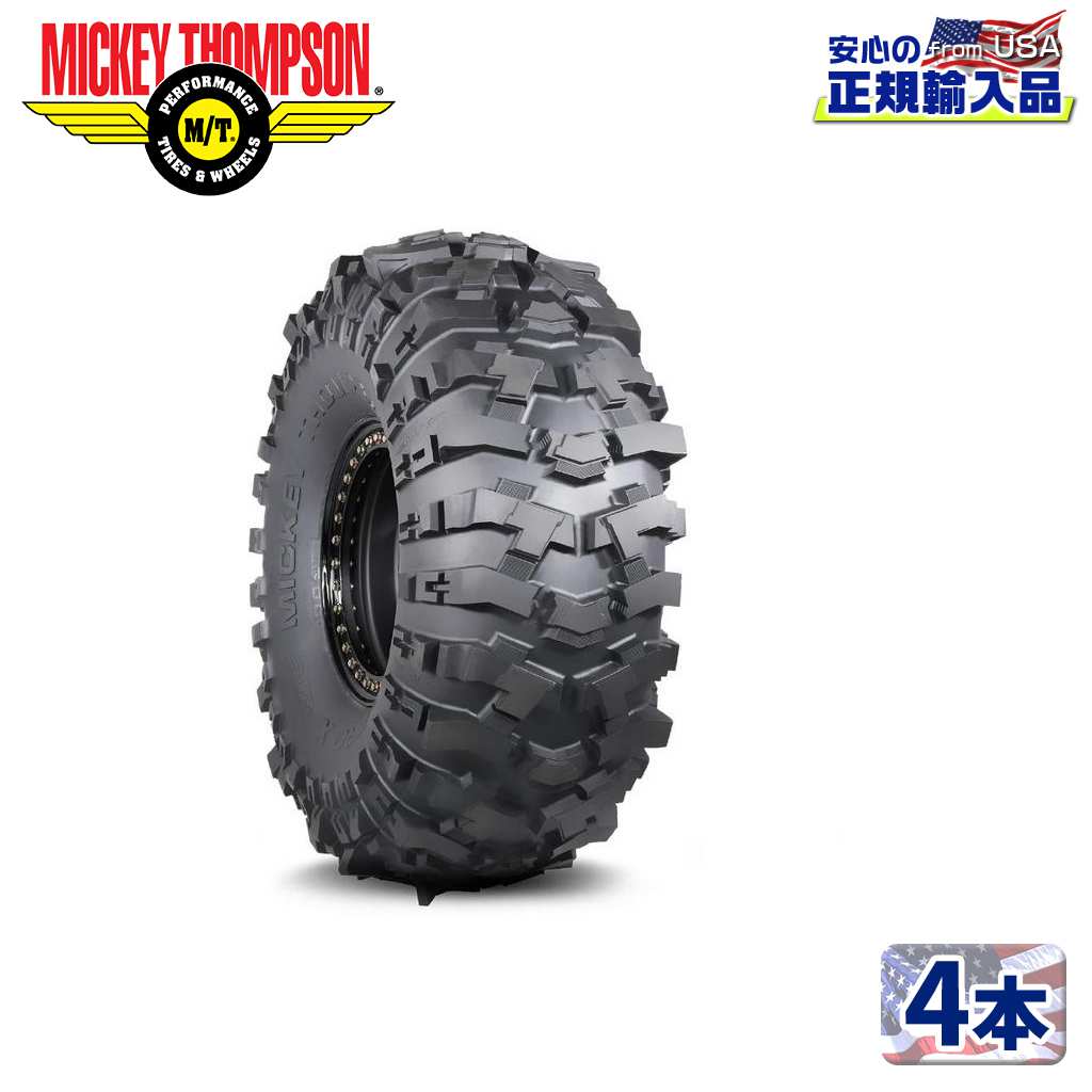 MICKEY THOMPSON (ミッキートンプソン) 日本正規輸入総代理店】 BAJA PRO X 17インチタイヤ 4本  43X14.50-17LT ブラックレター バイアス エクストリームテレーン 汎用 / オフロード車のカスタムパーツなら【dolonco】【公式】