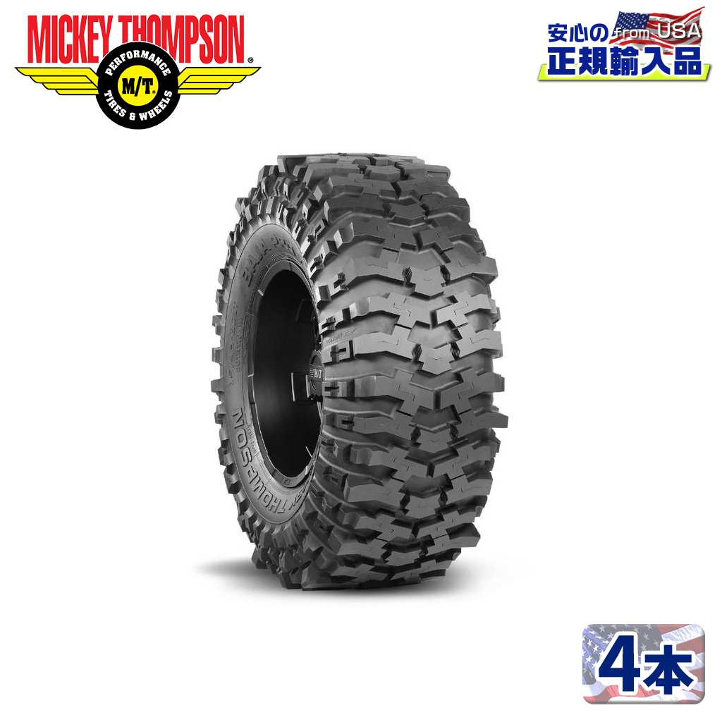 MICKEY THOMPSON (ミッキートンプソン) 日本正規輸入総代理店】 BAJA PRO XS 17インチタイヤ 4本  40X13.50-17LT ブラックレター バイアス 汎用 / オフロード車のカスタムパーツなら【dolonco】【公式】