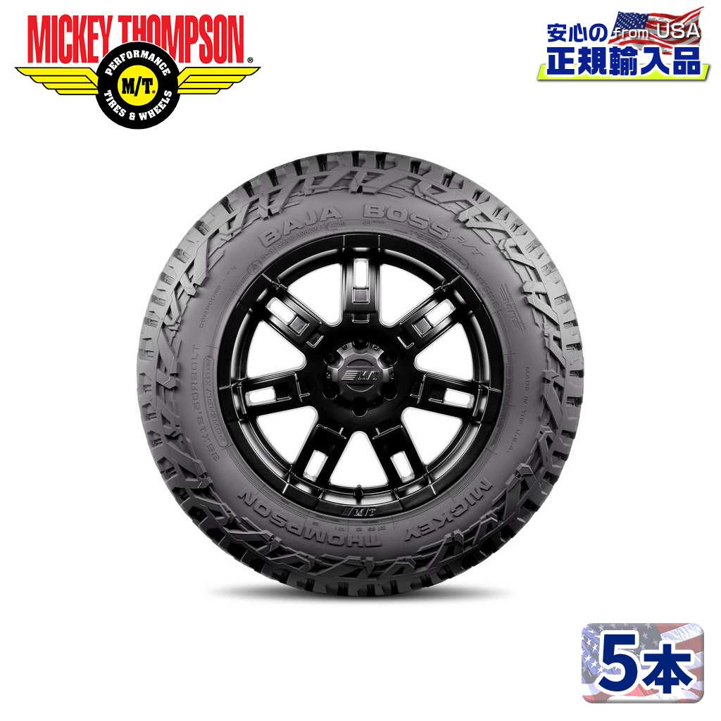 MICKEY THOMPSON (ミッキートンプソン) 日本正規輸入総代理店】 BAJA BOSS A/T 20インチタイヤ 5本  37X13.50R20LT ブラックレター ラジアル AT 汎用 / オフロード車のカスタムパーツなら【dolonco】【公式】