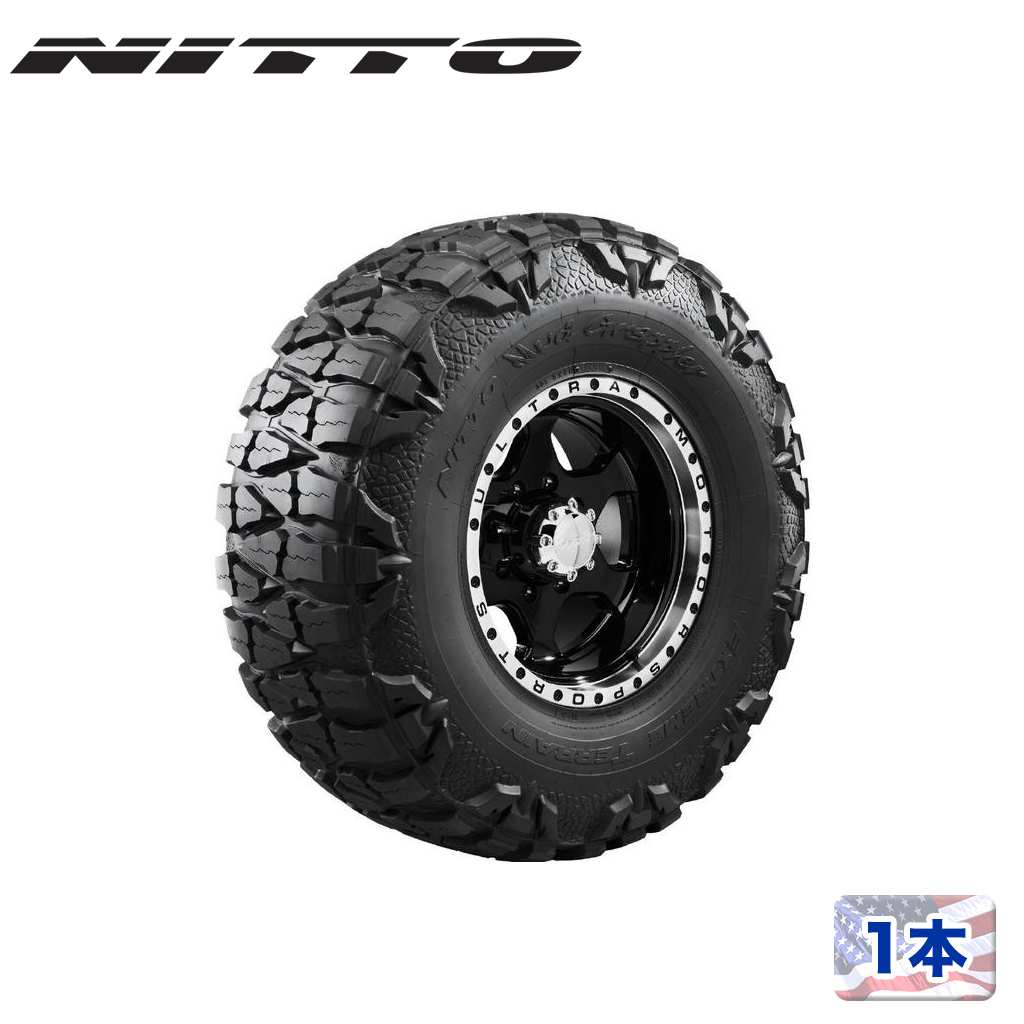 NITTO TIRE(ニットータイヤ)正規品】18インチタイヤ 1本 Mud Grappler Extreme Mud Terrain 33×12.50R18  ラジアルタイヤ ブラックレター MT M/T マッドテレーン 汎用 / オフロード車のカスタムパーツなら【dolonco】【公式】