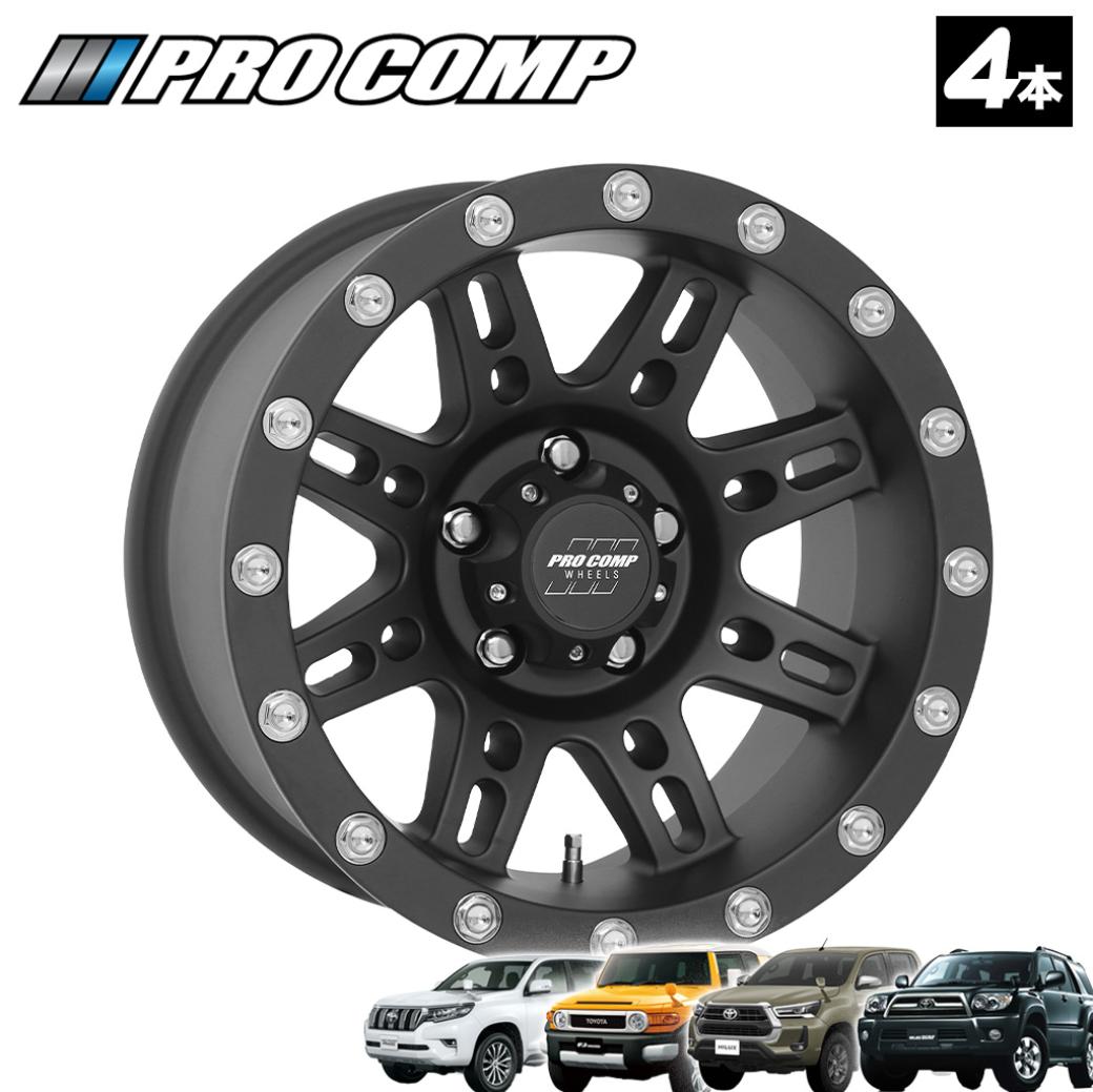 PRO COMP 正規品】 18インチアルミホイール 4本 PA31 STRYKER フラット
