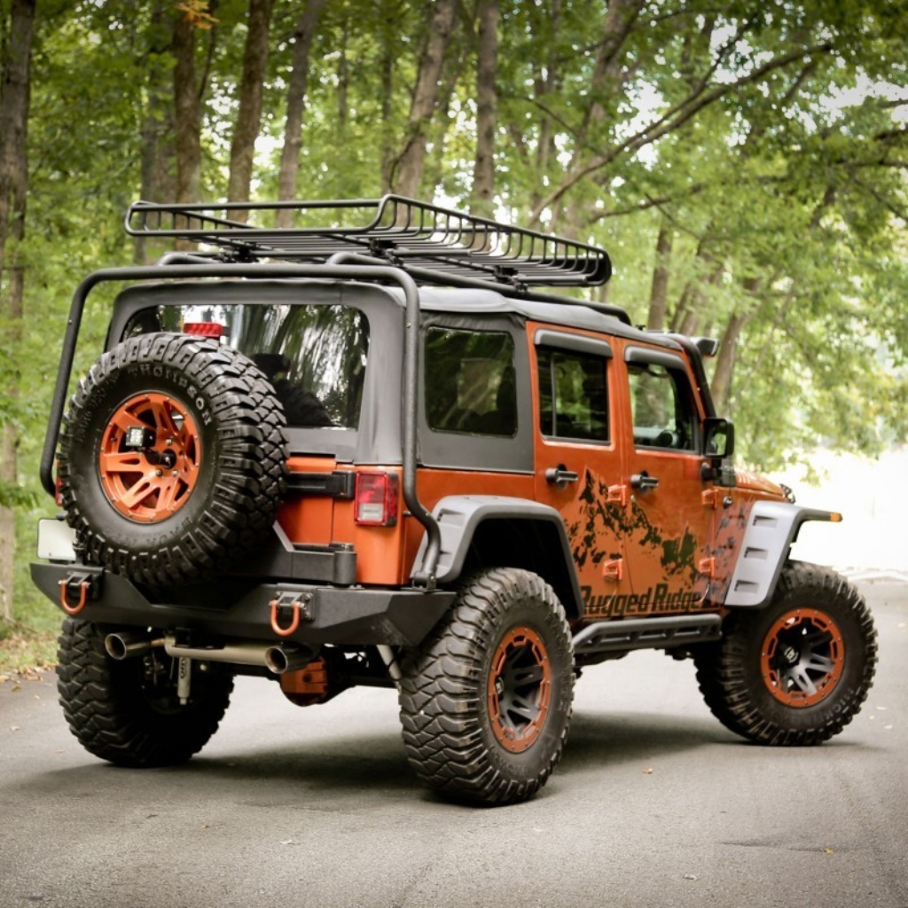 RUGGED RIDGE (ラギッドリッジ)正規輸入品】 ハリケーンフラット オーバーフェンダー TPEプラスチック ブラック JEEP ジープ JKラングラー  2007年～2018年 / オフロード車のカスタムパーツなら【dolonco】【公式】