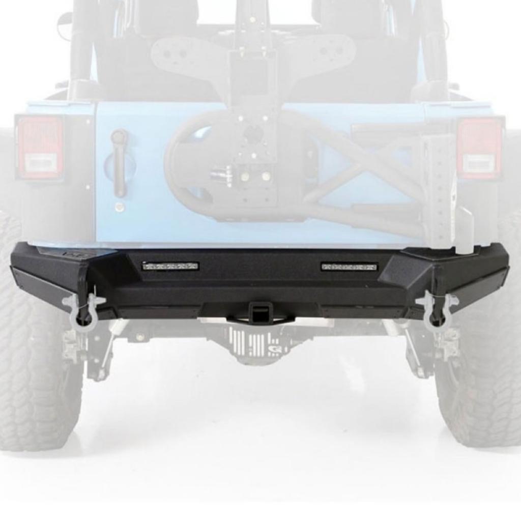 Smittybilt (スミッティビルト) 正規輸入代理店】 XRC GEN２ リアバンパー スチール ブラックテクスチャー JEEP ジープ JK  ラングラー 2007年～2018年 / オフロード車のカスタムパーツなら【dolonco】