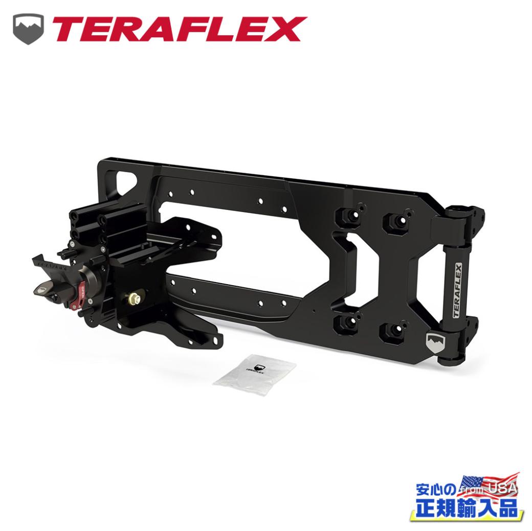 TERA-FLEX(テラフレックス)正規品】 Alpha HDシリーズ ヒンジ付きスペアタイヤキャリア＆マウントキット 調整可能 Jeep  Wrangler ジープ ラングラー JL 2ドア・4ドア兼用 2018年～現行 / オフロード車のカスタムパーツなら【dolonco】【公式】