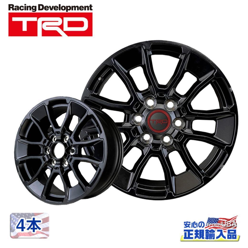 TRD(ティーアールディー)正規品】 20インチアルミホイール 4本セット 20×8.5 6H139.7 +50 ブラック 汎用 /  オフロード車のカスタムパーツなら【dolonco】【公式】